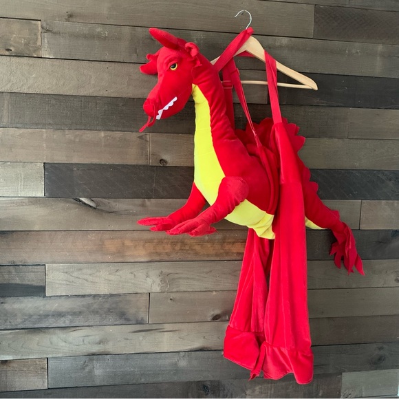 Tom's Toy Costumes Toddler Kids Red Ride In Chinese Dragon